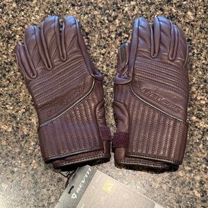 REV’IT! Brown Leather Antibes Womens Gloves XS NWT